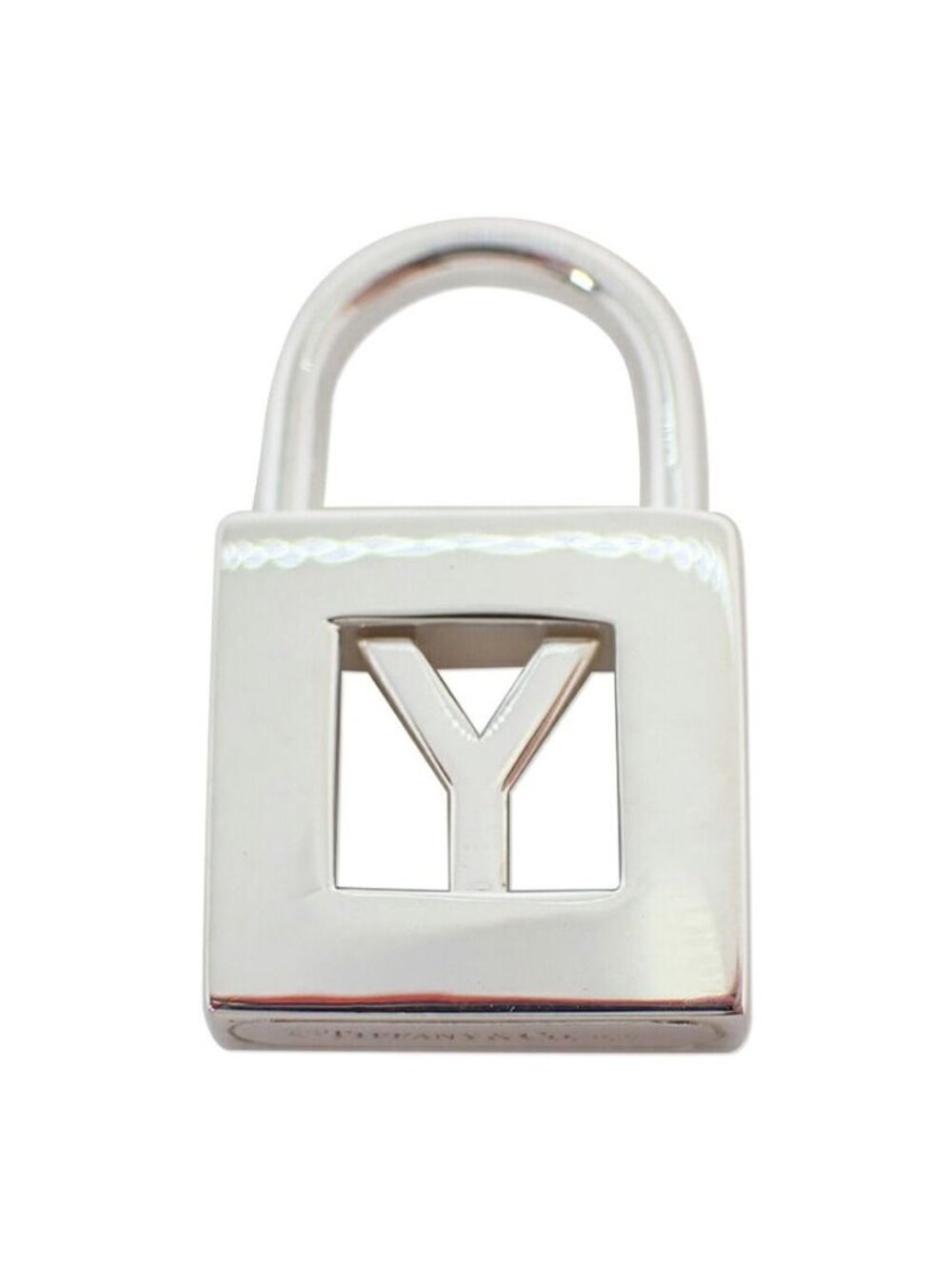 Tiffany & Co 925 Initial Cadena Charm Pendant